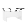 Mesa de centro madera de ingeniería blanco 80x50x42,5 cm de , Mesas de centro - Ref: Foro24-809728, Precio: 73,37 €