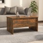 Mesa de centro madera de ingeniería roble ahumado 80x50x42,5 cm de , Mesas de centro - Ref: Foro24-819293, Precio: 74,66 €