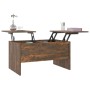 Mesa de centro madera de ingeniería roble ahumado 80x50x42,5 cm de , Mesas de centro - Ref: Foro24-819293, Precio: 74,66 €