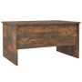 Mesa de centro madera de ingeniería roble ahumado 80x50x42,5 cm de , Mesas de centro - Ref: Foro24-819293, Precio: 74,66 €