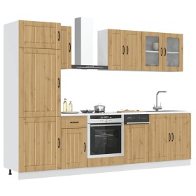 Mueble de cocina Kalmar 8 piezas artesanal roble de , Armarios de cocina - Ref: Foro24-3314810, Precio: 678,21 €, Descuento: %