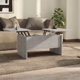 Mesa de centro madera de ingeniería gris hormigón 80x50x42,5 cm de , Mesas de centro - Ref: Foro24-809732, Precio: 79,38 €