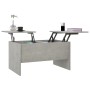 Mesa de centro madera de ingeniería gris hormigón 80x50x42,5 cm de , Mesas de centro - Ref: Foro24-809732, Precio: 79,38 €