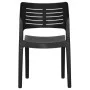 Sillas de jardín 2 unidades polipropileno gris antracita de vidaXL, Sillas de jardín - Ref: Foro24-317728, Precio: 83,48 €, D...