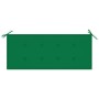 Banco de jardín apilable y cojín madera maciza de teca 128,5 cm de , Bancos de jardín - Ref: Foro24-3063284, Precio: 174,53 €