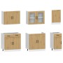 Mueble de cocina Kalmar 7 piezas artesanal roble