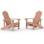 Adirondack Gartenstühle 2 Stk. HDPE braun von vidaXL, Gartenstühle - Ref: Foro24-3095694, Preis: 308,66 €, Rabatt: %