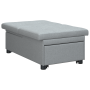 Sofá cama 3 en 1 de - Diseño de tirón en tela gris claro | Foro24.es | Tu tienda online para hogar, jardín y más Foro24.es