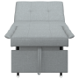 Sofá cama 3 en 1 de - Diseño de tirón en tela gris claro | Foro24.es | Tu tienda online para hogar, jardín y más Foro24.es