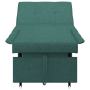 Sofá cama 3 en 1 - Diseño plegable en tela verde oscuro | Foro24.es | Tu tienda online para hogar, jardín y más Foro24.es