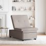 Sofá cama 3 en 1 con diseño desplegable en tela taupe | Foro24.es | Tu tienda online para hogar, jardín y más Foro24.es