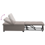 Sofá cama 3 en 1 con diseño desplegable en tela taupe | Foro24.es | Tu tienda online para hogar, jardín y más Foro24.es