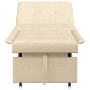 Sofá cama 3 en 1 con diseño plegable en tela crema | Foro24.es | Tu tienda online para hogar, jardín y más Foro24.es