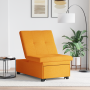 Sofá cama 3 en 1 con diseño pull-out en tela amarilla oscura | Foro24.es | Tu tienda online para hogar, jardín y más Foro24.es