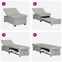 Sofá Cama 3 en 1 en Gris Nube de | Foro24.es | Tu tienda online para hogar, jardín y más Foro24.es