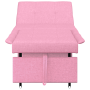 Sofá cama 3 en 1 de en tela rosa | Foro24.es | Tu tienda online para hogar, jardín y más Foro24.es