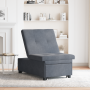 Sofá Cama 3 en 1 Diseño Extraíble Terciopelo Gris Oscuro de , Sofás - Ref: Foro24-42008595, Precio: 203,21 €