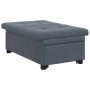 Sofá Cama 3 en 1 Diseño Extraíble Terciopelo Gris Oscuro de , Sofás - Ref: Foro24-42008595, Precio: 203,21 €