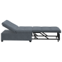 Sofá Cama 3 en 1 Diseño Extraíble Terciopelo Gris Oscuro de , Sofás - Ref: Foro24-42008595, Precio: 203,21 €