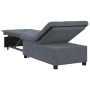 Sofá Cama 3 en 1 Diseño Extraíble Terciopelo Gris Oscuro de , Sofás - Ref: Foro24-42008595, Precio: 203,21 €