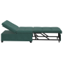 Sofá cama diseño extraíble 3 en 1 terciopelo verde oscuro de , Sofás - Ref: Foro24-42008596, Precio: 203,21 €