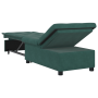 Sofá cama diseño extraíble 3 en 1 terciopelo verde oscuro de , Sofás - Ref: Foro24-42008596, Precio: 203,21 €