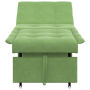 Sofá cama 3 en 1 extraíble de terciopelo verde claro | Foro24.es | Tu tienda online para hogar, jardín y más Foro24.es