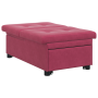 Sofá Cama 3 en 1 Diseño Desplegable Rojo Vino Terciopelo | Foro24.es | Tu tienda online para hogar, jardín y más Foro24.es