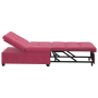 Sofá Cama 3 en 1 Diseño Desplegable Rojo Vino Terciopelo | Foro24.es | Tu tienda online para hogar, jardín y más Foro24.es
