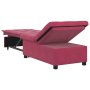 Sofá Cama 3 en 1 Diseño Desplegable Rojo Vino Terciopelo | Foro24.es | Tu tienda online para hogar, jardín y más Foro24.es