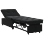 Sofá Cama 3-en-1 Extensible Terciopelo Negro de , Sofás - Ref: Foro24-42008600, Precio: 203,21 €
