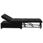 Sofá Cama 3-en-1 Extensible Terciopelo Negro de , Sofás - Ref: Foro24-42008600, Precio: 203,21 €