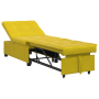 Sofá Cama Diseño Extraíble 3 en 1 Terciopelo Amarillo | Foro24.es | Tu tienda online para hogar, jardín y más Foro24.es