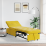 Sofá Cama Diseño Extraíble 3 en 1 Terciopelo Amarillo | Foro24.es | Tu tienda online para hogar, jardín y más Foro24.es