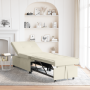 Sofá cama 3 en 1 extraíble crema terciopelo | Foro24.es | Tu tienda online para hogar, jardín y más Foro24.es