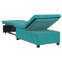 Sofá cama 3 en 1 diseño extraíble terciopelo turquesa | Foro24.es | Tu tienda online para hogar, jardín y más Foro24.es