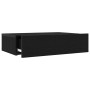 Muebles de TV con luces LED (2 unidades), roble negro, 60 x 35