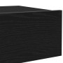 Muebles de TV con luces LED (2 unidades), roble negro, 60 x 35