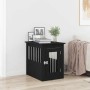 Mueble para jaula de perro de roble negro, 62 x 45 x 59 cm, madera de ingeniería de , Casetas para perros - Ref: Foro24-86217...