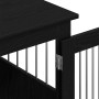Mueble para jaula de perro de roble negro, 62 x 45 x 59 cm, madera de ingeniería de , Casetas para perros - Ref: Foro24-86217...