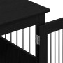 Mueble para jaula de perro de roble negro, 80 x 55 x 68 cm, madera de ingeniería de , Casetas para perros - Ref: Foro24-86217...