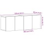 Muebles de TV 2 piezas Roble negro 120x30x41 cm Madera de ingeniería | Foro24.es | Tu tienda online para hogar, jardín y más Foro24.es