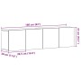 Muebles de TV 2 piezas roble negro 160x30x41 cm madera de ingeniería | Foro24.es | Tu tienda online para hogar, jardín y más Foro24.es