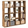 Estantería madera de ingeniería envejecida 137,5x29x137,5 cm | Foro24.es | Tu tienda online para hogar, jardín y más Foro24.es