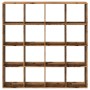Estantería madera de ingeniería envejecida 137,5x29x137,5 cm | Foro24.es | Tu tienda online para hogar, jardín y más Foro24.es