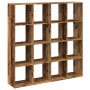 Estantería madera de ingeniería envejecida 137,5x29x137,5 cm | Foro24.es | Tu tienda online para hogar, jardín y más Foro24.es