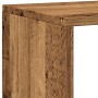 Estantería madera de ingeniería envejecida 137,5x29x137,5 cm | Foro24.es | Tu tienda online para hogar, jardín y más Foro24.es