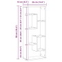 Estante de pared Artisan Roble 36x16x90 cm Madera de ingeniería | Foro24.es | Tu tienda online para hogar, jardín y más Foro24.es