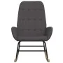 Dunkelgrauer Schaukelstuhl aus Stoff von vidaXL, Schaukelstühle - Ref: Foro24-341254, Preis: 124,48 €, Rabatt: %