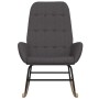 Silla mecedora de tela gris oscuro de vidaXL, Mecedoras - Ref: Foro24-341254, Precio: 126,20 €, Descuento: %